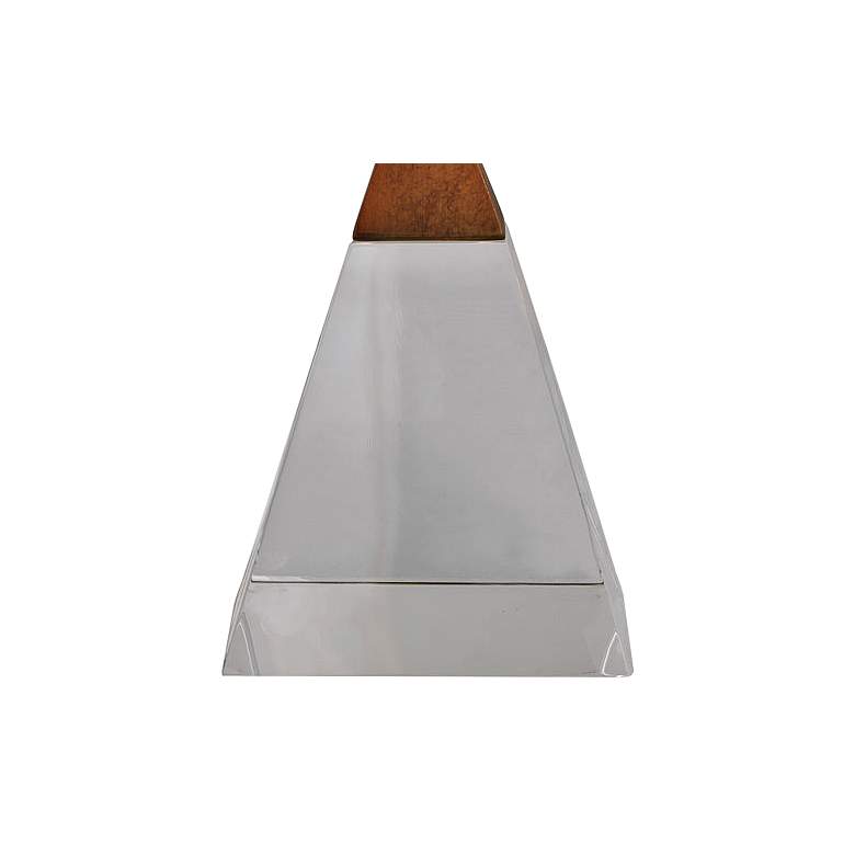Image 3 Port 68 Cairo 16" High Crystal Pyramid Accent Table Lamp more views