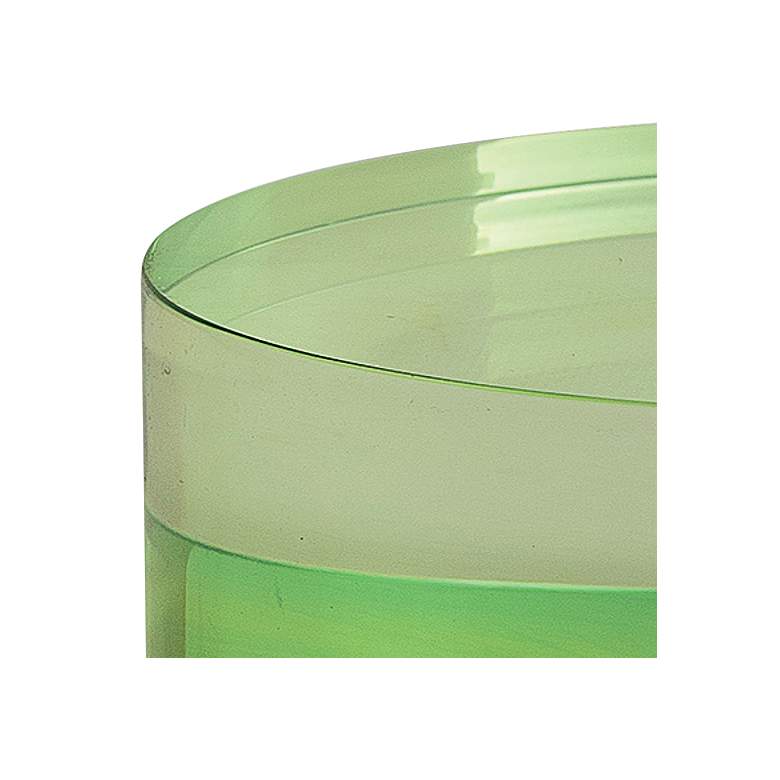 Image 2 Port 68 Capagna 8" Wide Green Lucite Round Stands Set of 2 more views