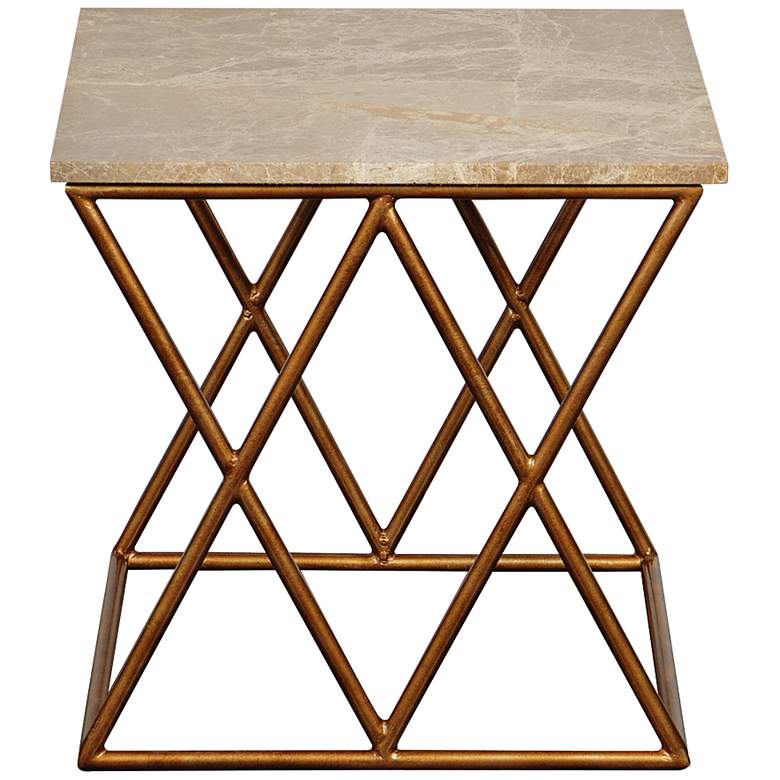 Image 1 Port 68 Crossing Gold Accent Table