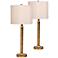 Port 68 Diana Gold Marble Buffet Table Lamp Set of 2