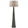 Port 68 Draper 67" Graystone Cement Modern Cone Floor Lamp