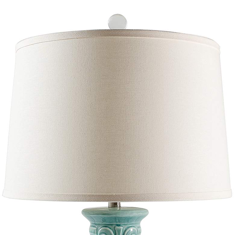 Image 4 Port 68 Dynasty Celadon Crackled Glaze Vase Table Lamp more views