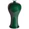 Port 68 Flavia Shiny Emerald 12 1/2" High Plum Vase