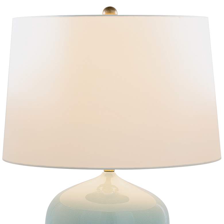 Image 3 Port 68 Franklin 32" High Soft Sky Celadon Blue Porcelain Table Lamp more views