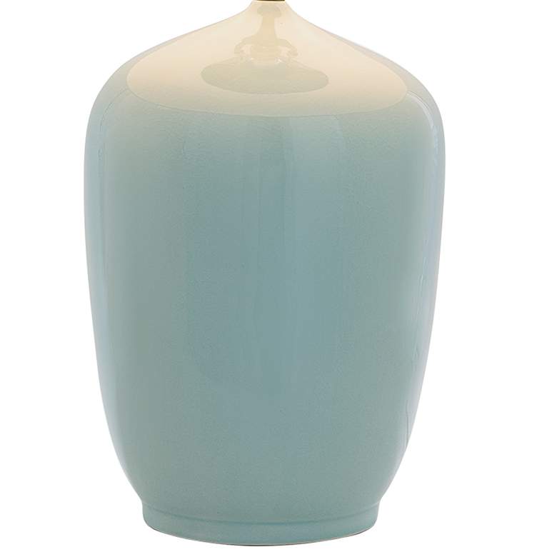 Image 4 Port 68 Franklin 32" High Soft Sky Celadon Blue Porcelain Table Lamp more views