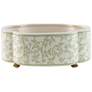 Thumbnail2 of Port 68 Ghost Blossom Green Vine Oval Planter