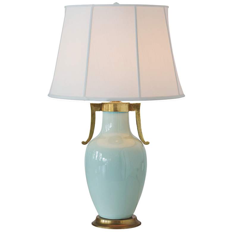 Image 1 Port 68 Glenda Celadon Porcelain Vase Table Lamp