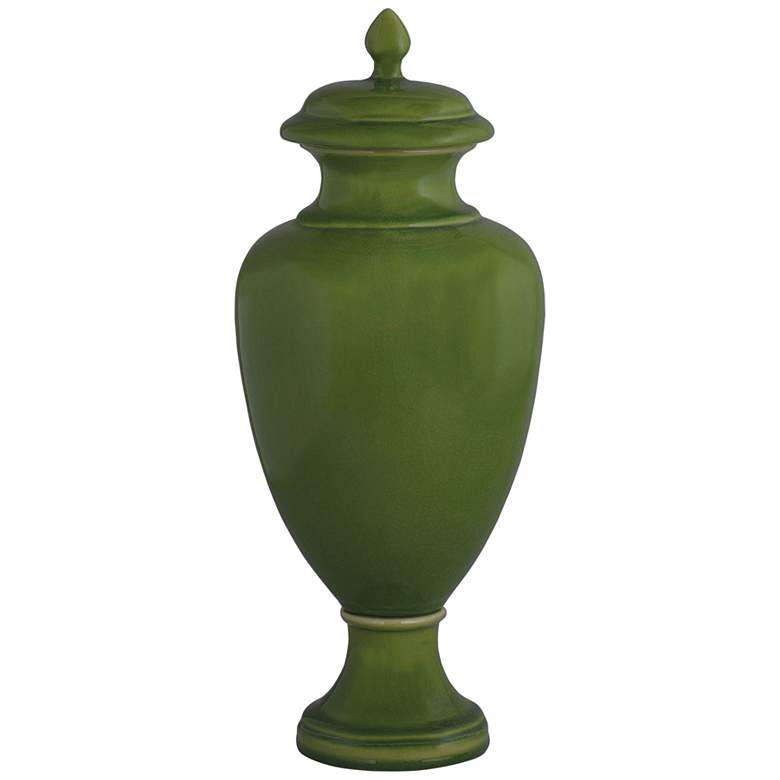 Image 1 Port 68 Greenwich Apple Green 20" High Jar with Lift-Off Lid
