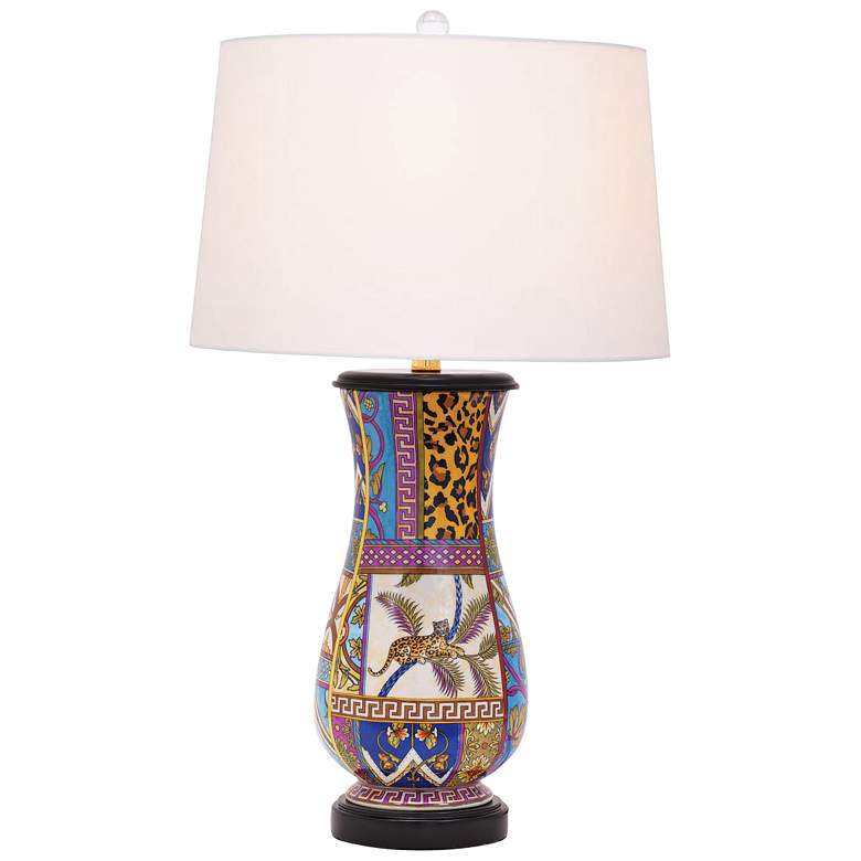 Image 1 Port 68 Gypsy Multi-Colored Kaleidoscope Table Lamp