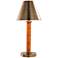 Port 68 Jade Garden 17 1/2" High Amber Atone Accent Table Lamp