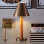 1_Port 68 Jade Garden 17 1/2" High Amber Atone Accent Table Lamp