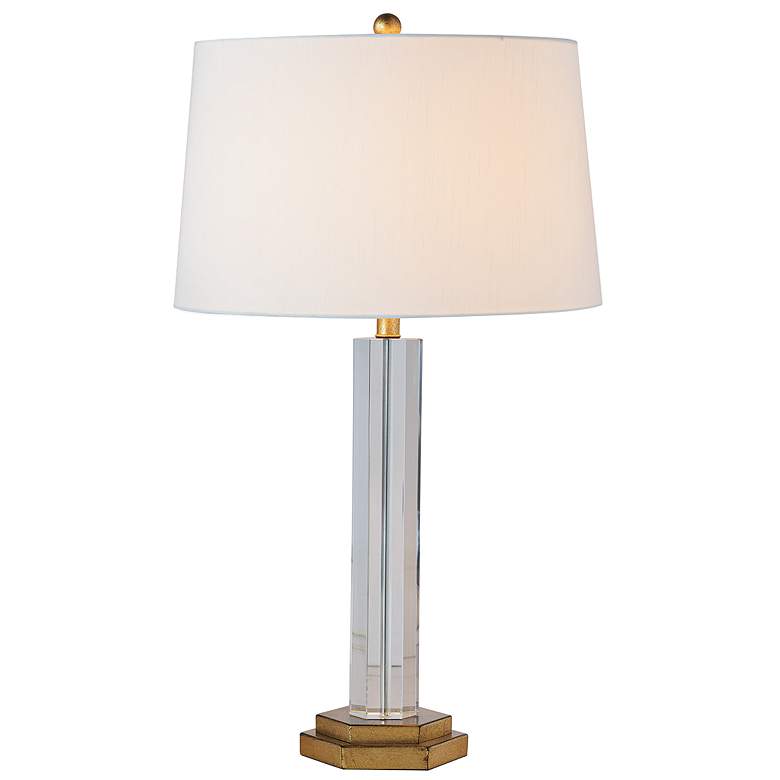 Image 1 Port 68 James Crystal Column Table Lamp