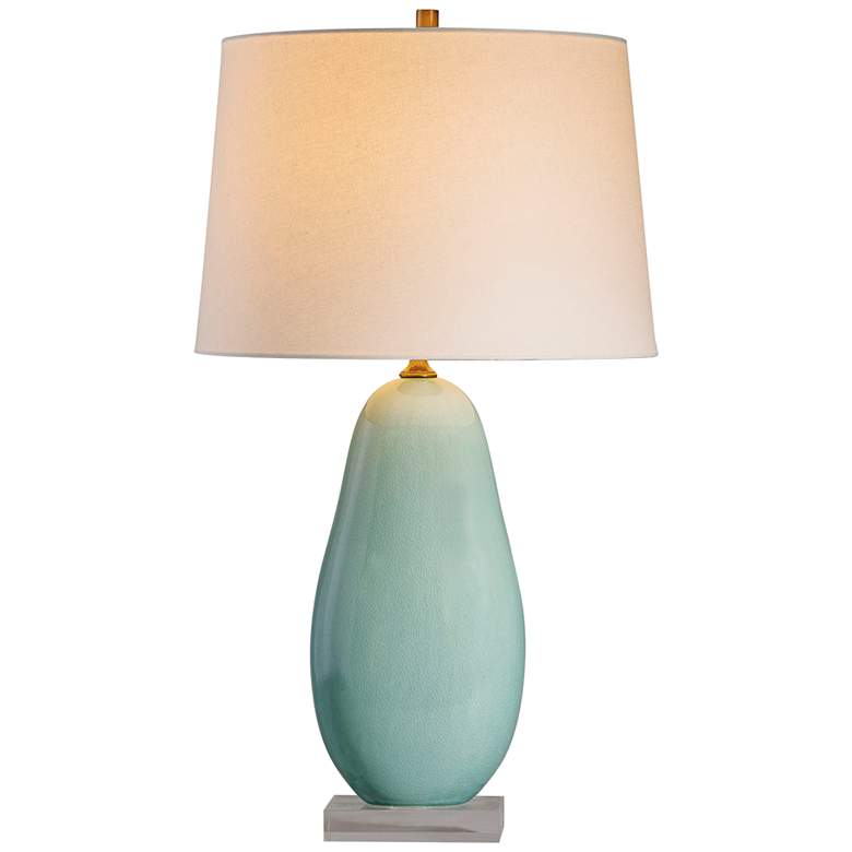 Image 1 Port 68 Jimmy Gloss Celadon Vase Table Lamp
