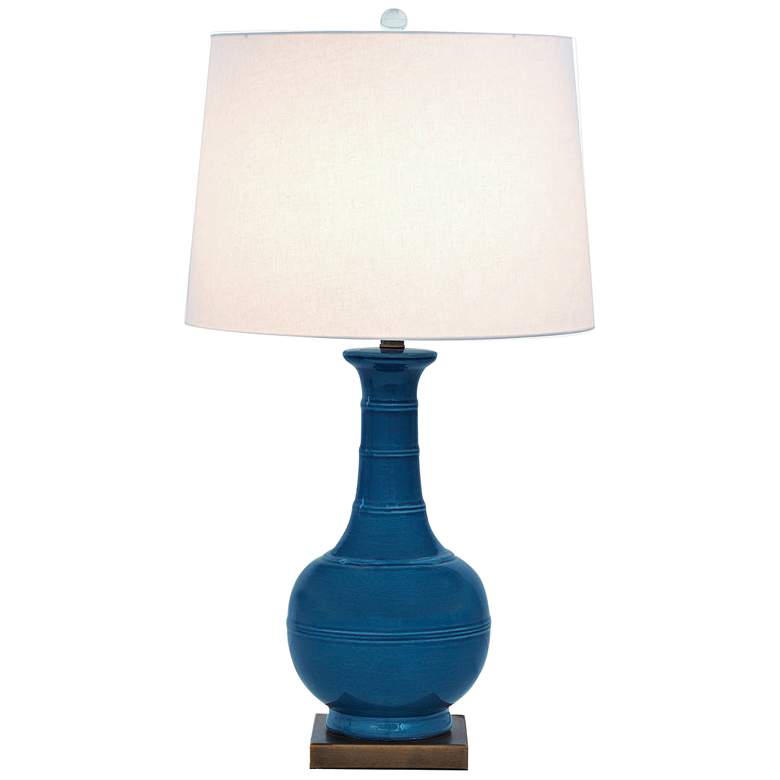 Image 1 Port 68 Kelly Royal Blue Porcelain Table Lamp