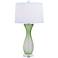 Port 68 Lakeview Green Glass Table Lamp