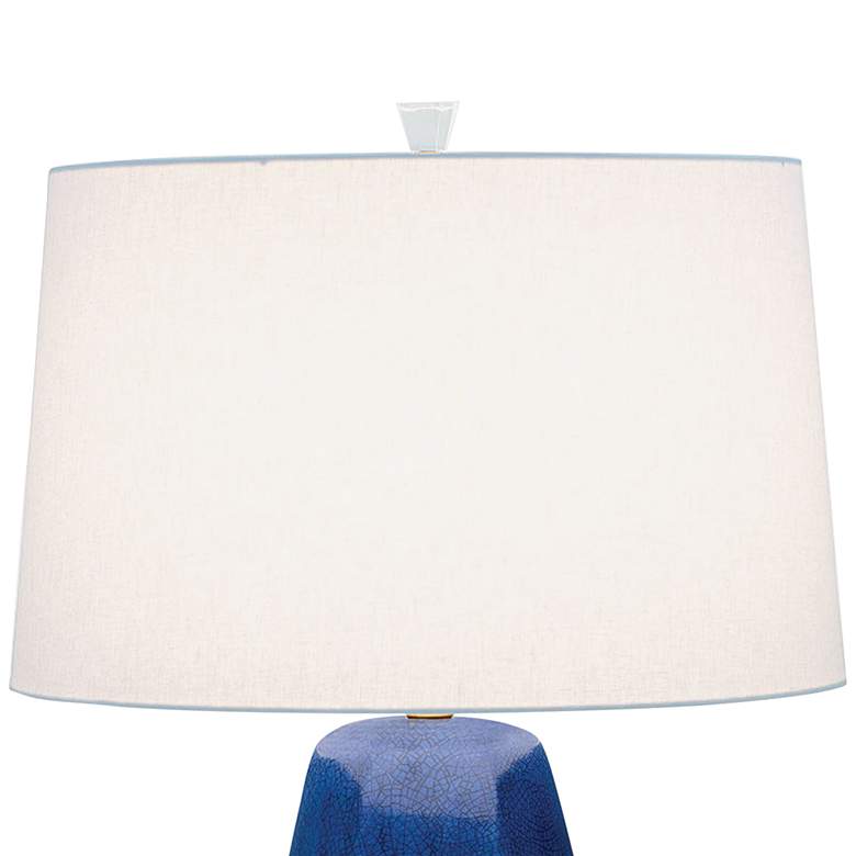 Image 3 Port 68 Lamerie 32" Royal Blue Porcelain Vase Table Lamp more views