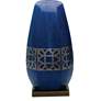 Port 68 Lamerie 32" Royal Blue Porcelain Vase Table Lamp