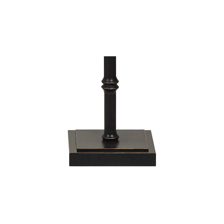 Image 3 Port 68 Lauderdale 63" Black Crackle Bamboo Metal Floor Lamp more views