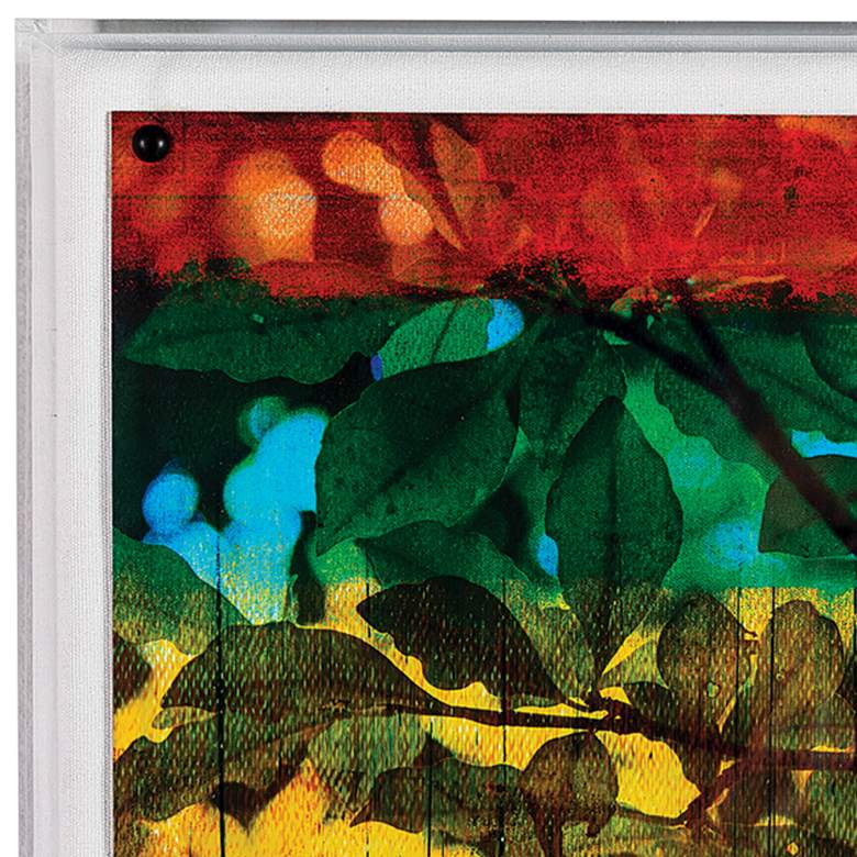 Image 2 Port 68 Leaf Study I 20" Square Giclee Framed Wall Art more views