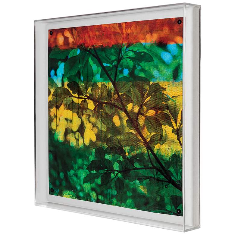 Image 3 Port 68 Leaf Study I 20" Square Giclee Framed Wall Art more views