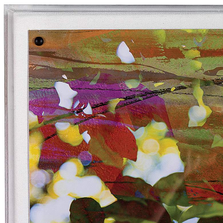 Image 2 Port 68 Leaf Study II 20" Square Giclee Framed Wall Art more views