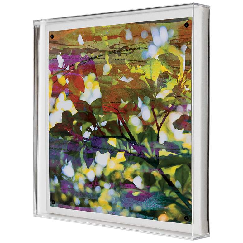 Image 3 Port 68 Leaf Study II 20" Square Giclee Framed Wall Art more views