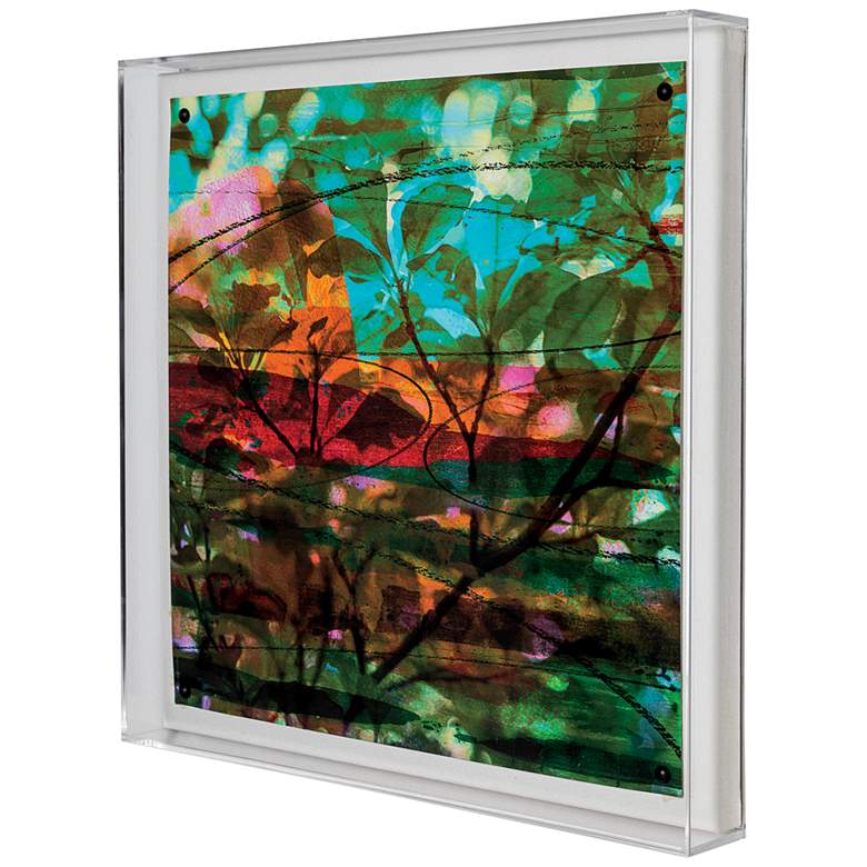 Image 3 Port 68 Leaf Study III 20" Square Giclee Framed Wall Art more views