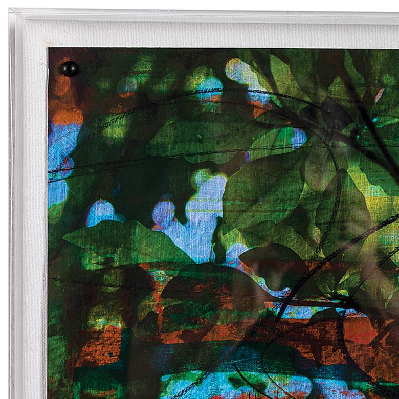 Image 2 Port 68 Leaf Study IV 20" Square Giclee Framed Wall Art more views