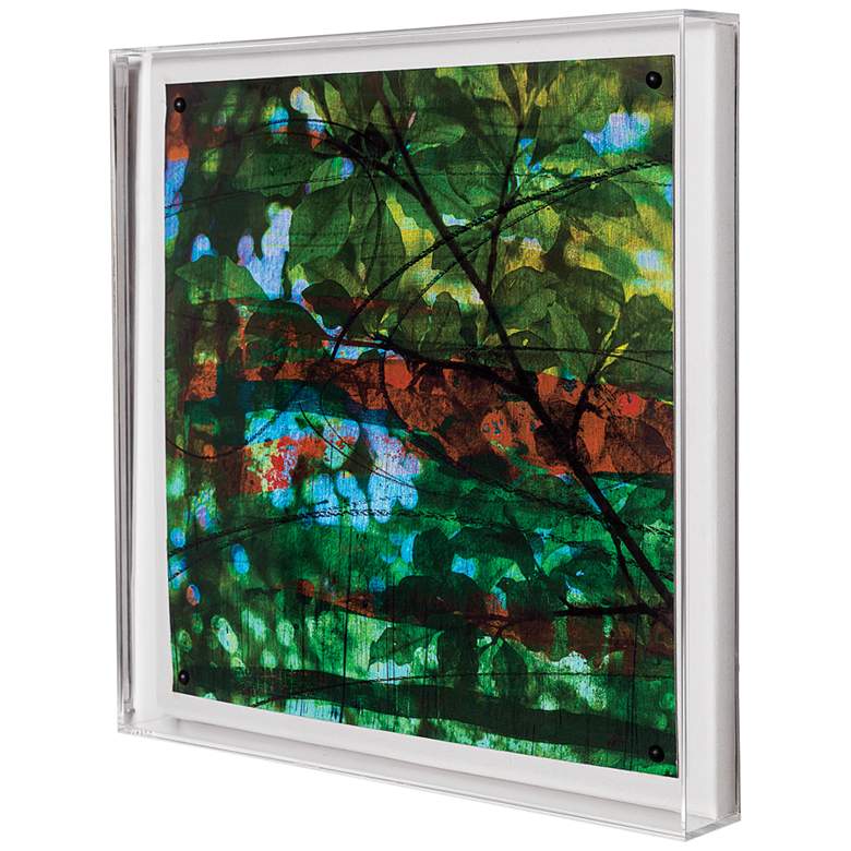 Image 3 Port 68 Leaf Study IV 20" Square Giclee Framed Wall Art more views