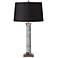 Port 68 Lincoln Park 33" Gray Natural Marble Column Table Lamp