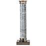 Port 68 Lincoln Park 33" Gray Natural Marble Column Table Lamp