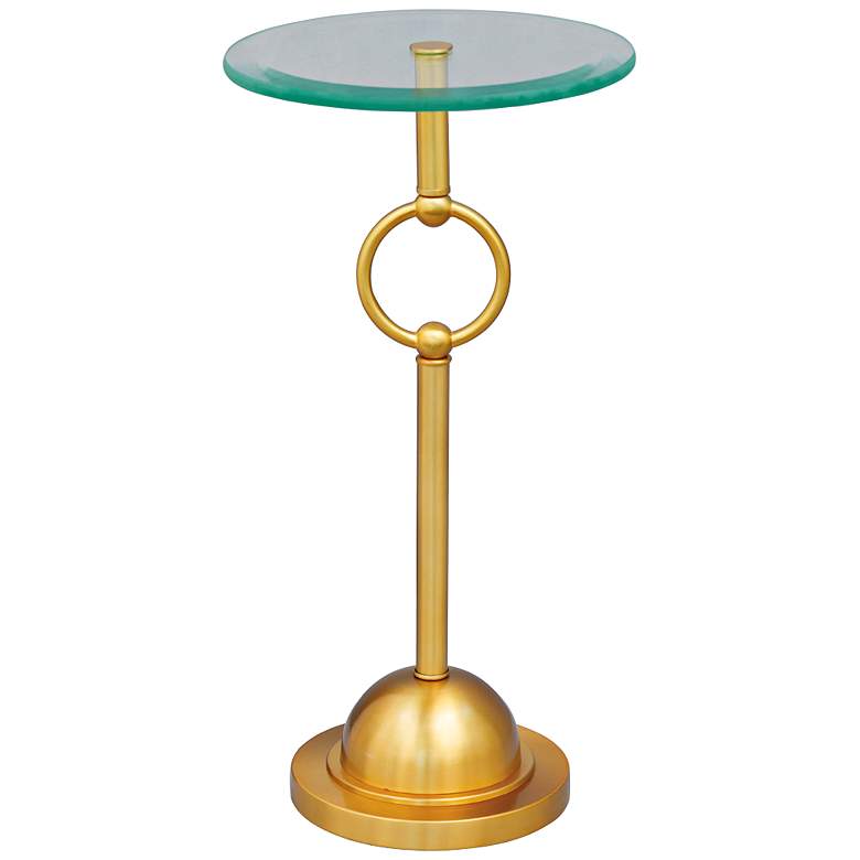 Image 1 Port 68 Logan Brass Accent Table