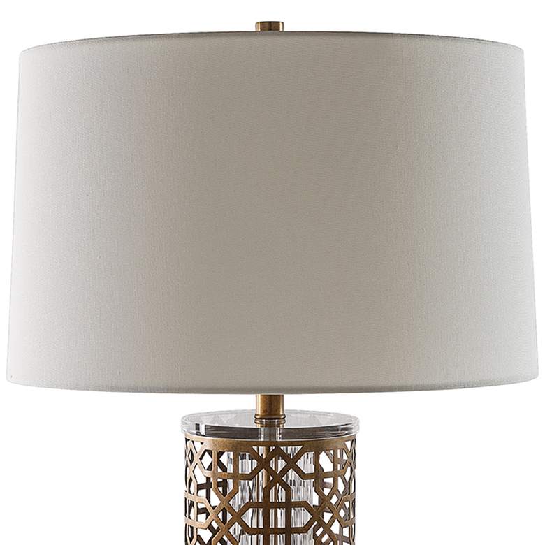 Image 2 Port 68 Luis Brass Laser Cut Table Lamp more views