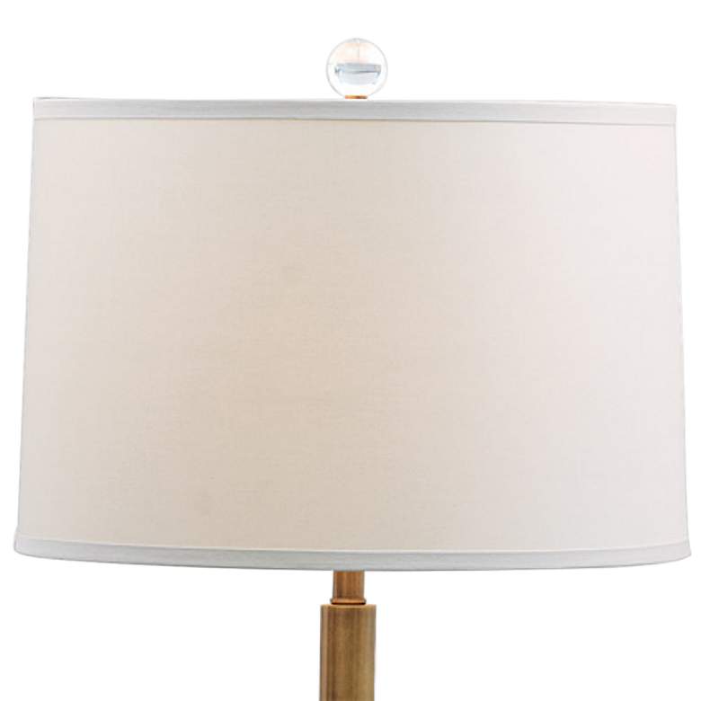 Image 3 Port 68 Maxwell Aged Brass Crystal Floor Lamp more views