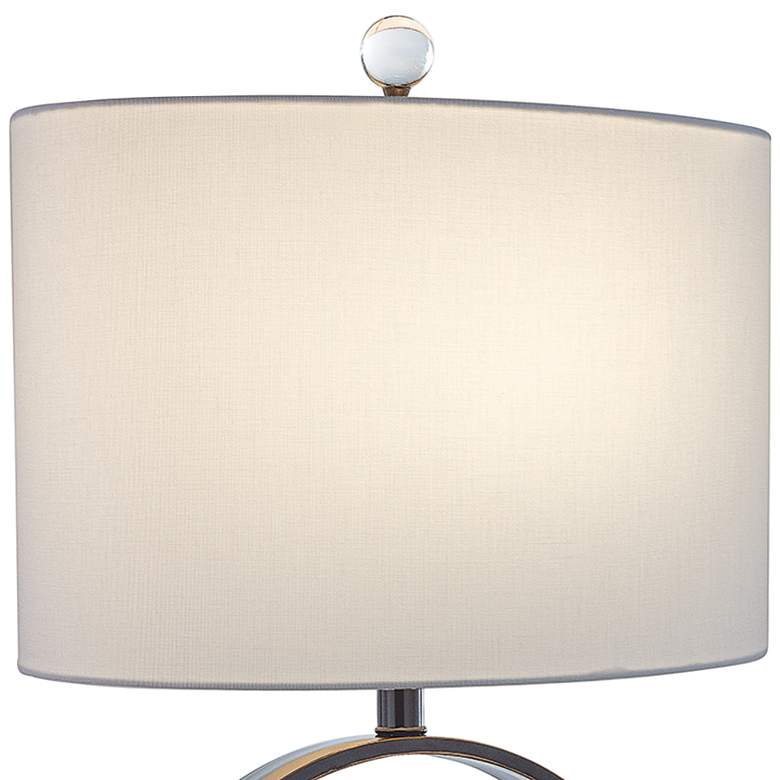Image 2 Port 68 Megan Bronze Metal Ring Table Lamp more views