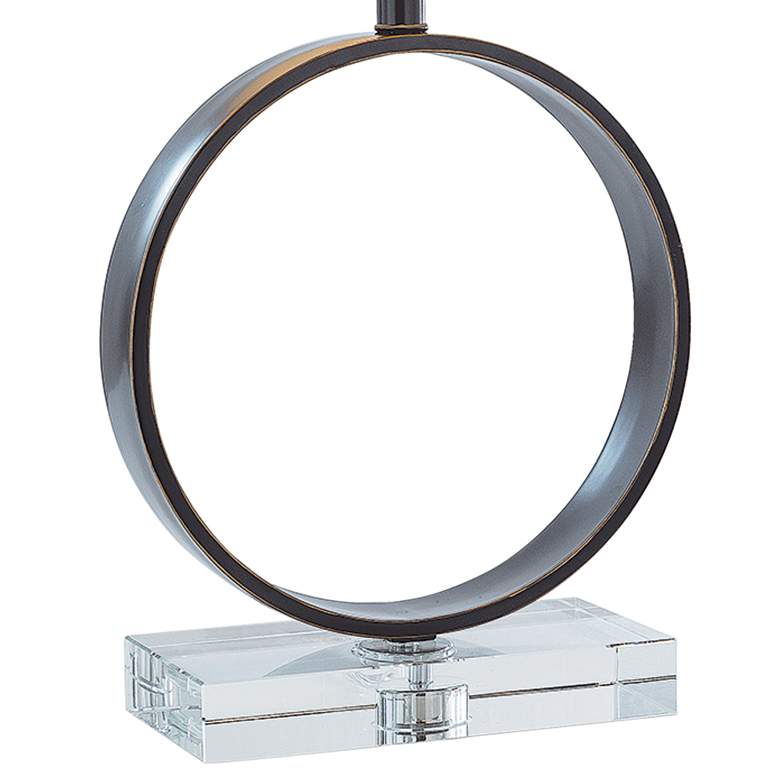 Image 3 Port 68 Megan Bronze Metal Ring Table Lamp more views