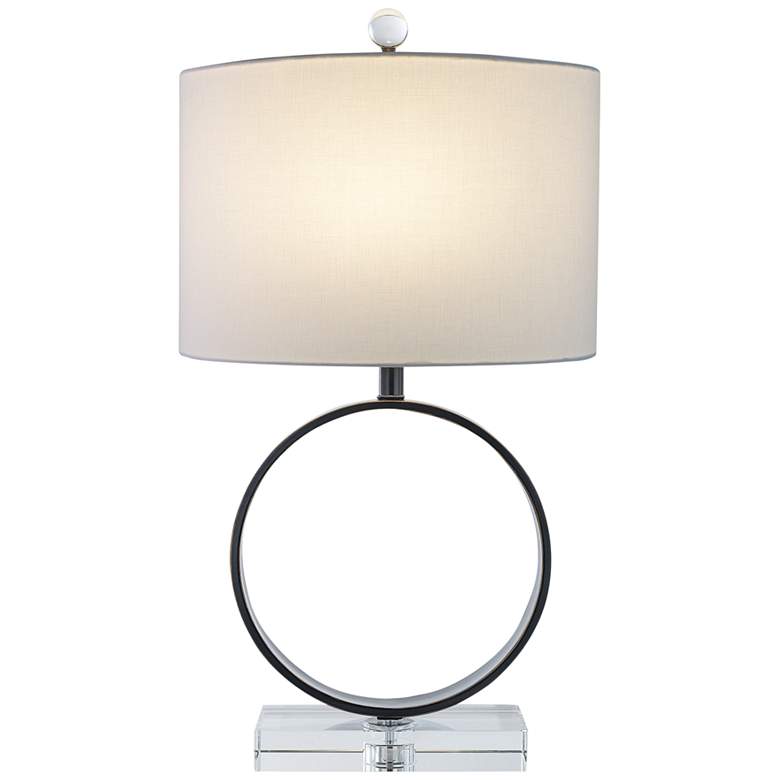 Image 4 Port 68 Megan Bronze Metal Ring Table Lamp more views