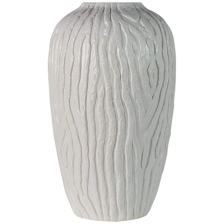 Image 1 Port 68 Montana 20 inch High Matte White Decorative Vase