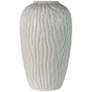 Port 68 Montana 20" High Matte White Decorative Vase