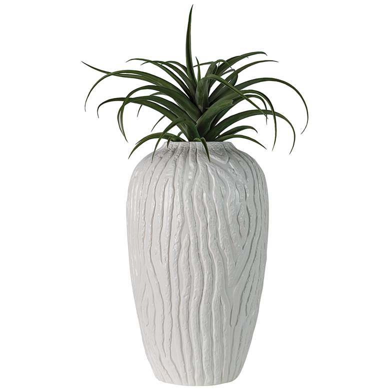 Image 3 Port 68 Montana 20 inch High Matte White Decorative Vase more views