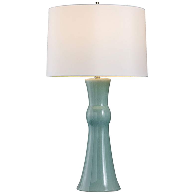 Image 2 Port 68 Newport Celadon Porcelain Table Lamp