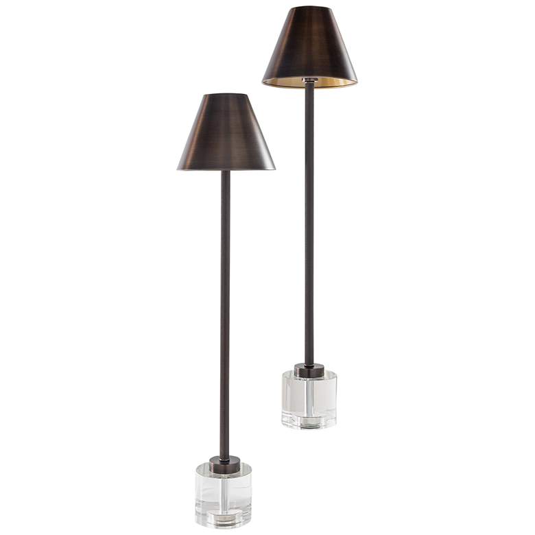 Image 4 Port 68 Parliament Antiqued Aged Bronze Table Lamps Set of 2 more views