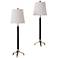 Port 68 Portobello 31" Faux Leather Tripod Buffet Table Lamps Set of 2