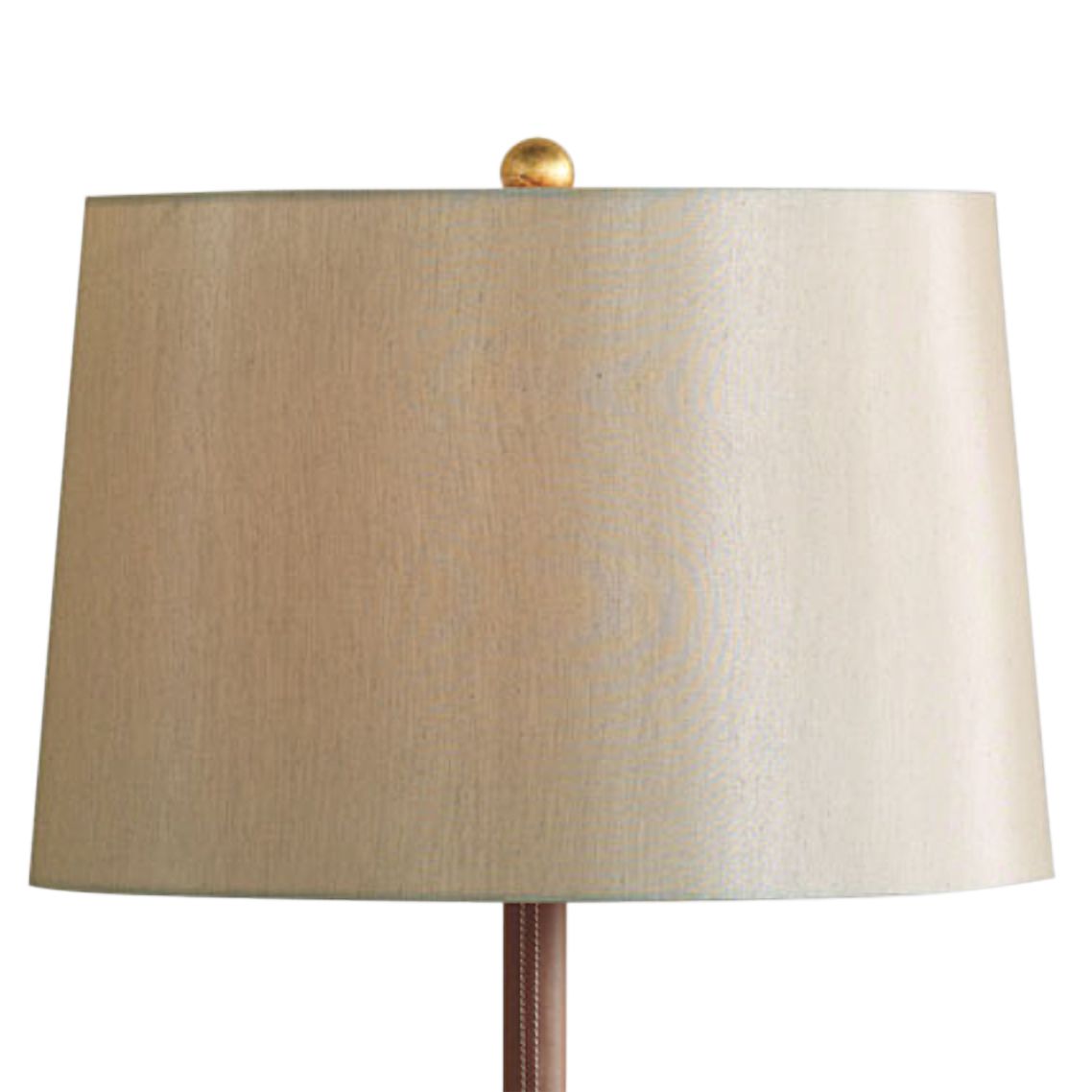Image 3 Port 68 Portobello 61" Brown Leather Tripod Floor Lamp more views