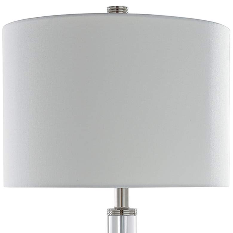 Image 2 Port 68 Reynolds Polished Nickel Metal Table Lamp more views
