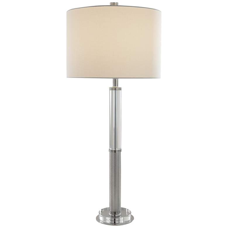 Image 4 Port 68 Reynolds Polished Nickel Metal Table Lamp more views
