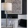 5_Port 68 Reynolds Polished Nickel Metal Table Lamp more views