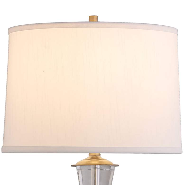 Image 3 Port 68 Rivoli Aged Brass and Crystal Bamboo Table Lamp more views