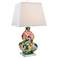 Port 68 Rousham Green and Pink Gourd Table Lamp