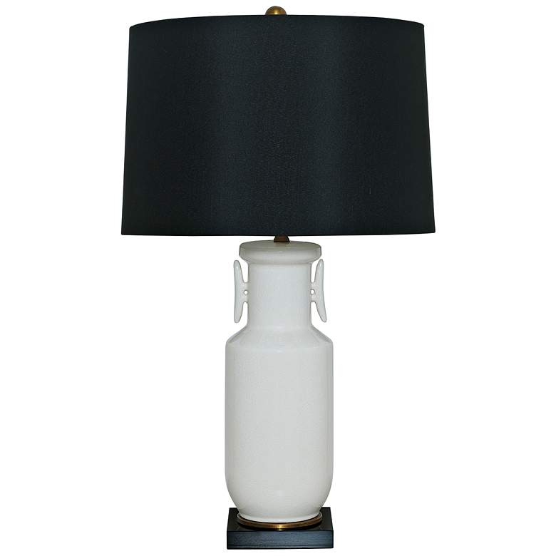 Image 1 Port 68 Song Cream White Asian-Influenced Table Lamp